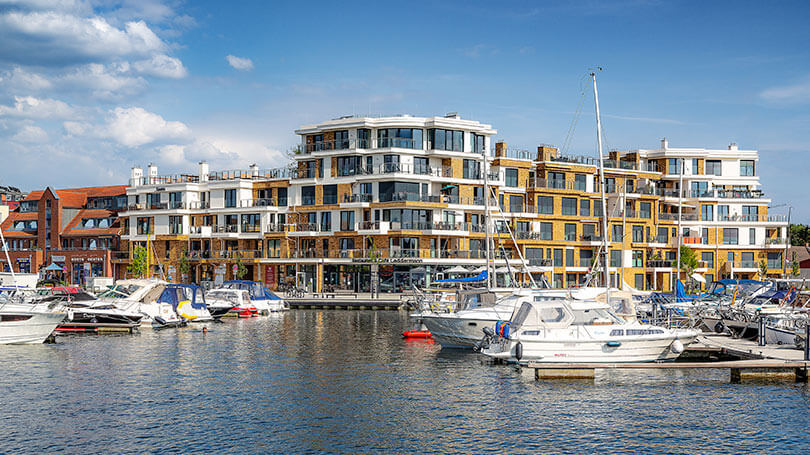 Apartments in Waren (Müritz) am Stadthafen direkt am See