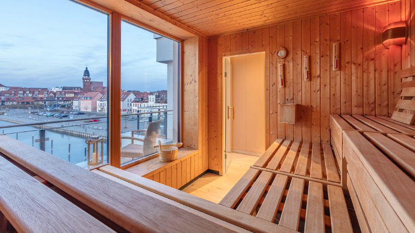 Wellness und Sauna in der Hafenresidenz Waren (Müritz)