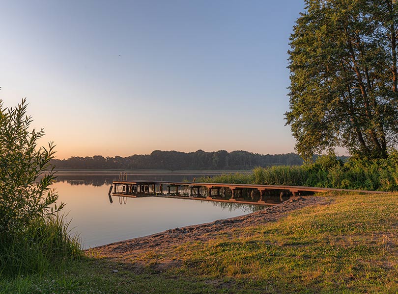 Aktivitäten in Krakow am See - Ufer und Steg