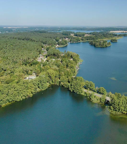 Ferienwohnungen Krakow am See - Blick von oben