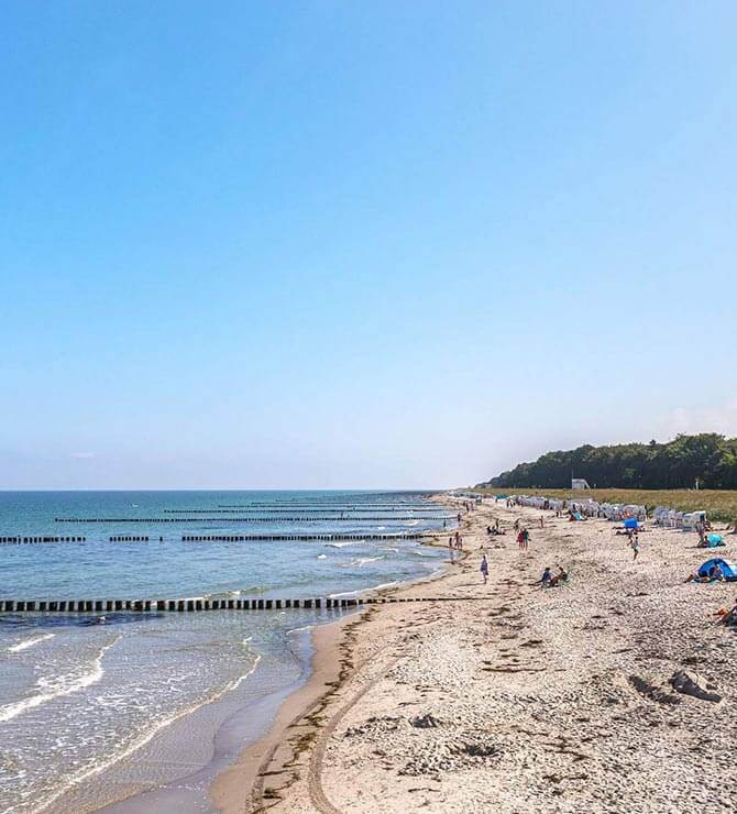 Badespaß an der Ostsee