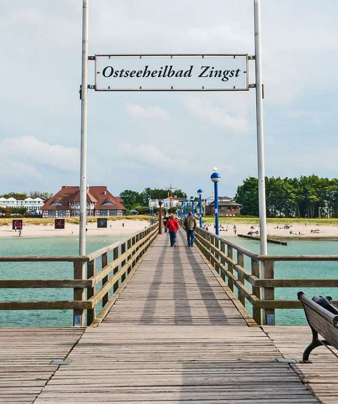 Seebrücke Zingst an der Ostsee