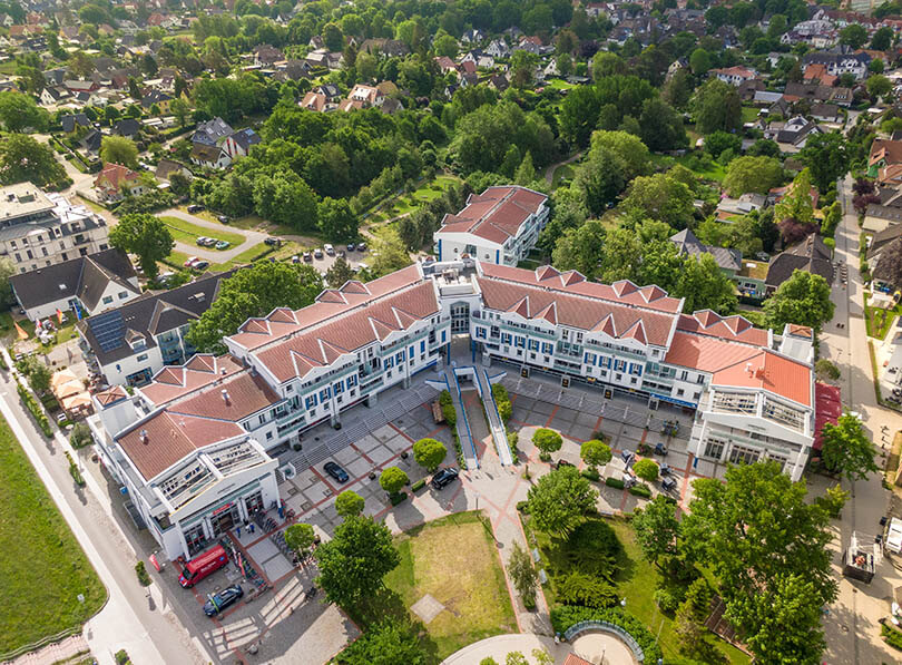 Unterkunft und Übernachtung im Aparthotel Zingst - von oben